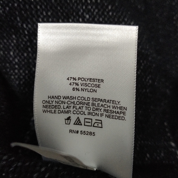 Express Double Breasted Grey Knit Sweater M Tall - Picture 5 of 13